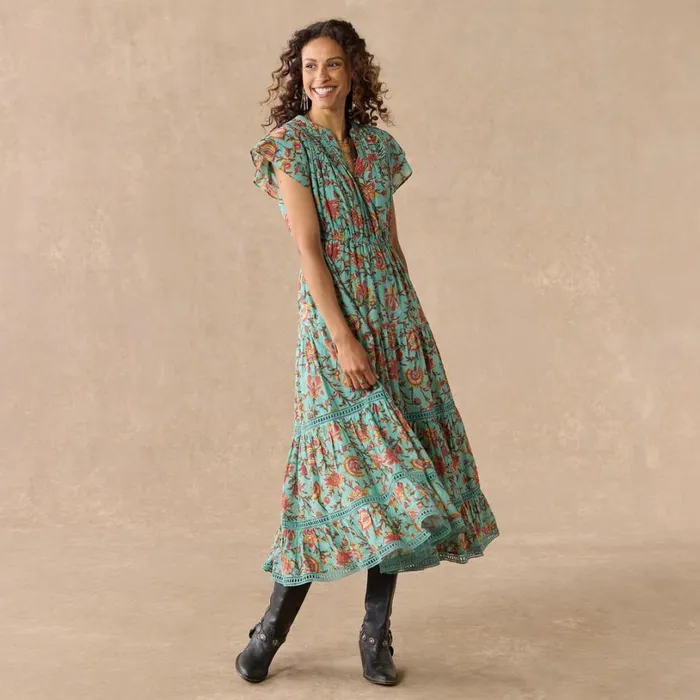 Women High Vines Dress Turquoise Sundance Catalog Dresses and Jumpsuits Women High Vines Dress Turquoise Sundance Catalog Dresses and Jumpsuits