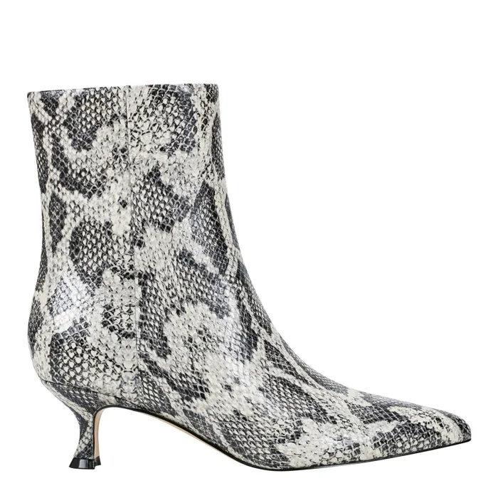 Women Iggy Dress Bootie Snake Print Marc Fisher Dress Boots