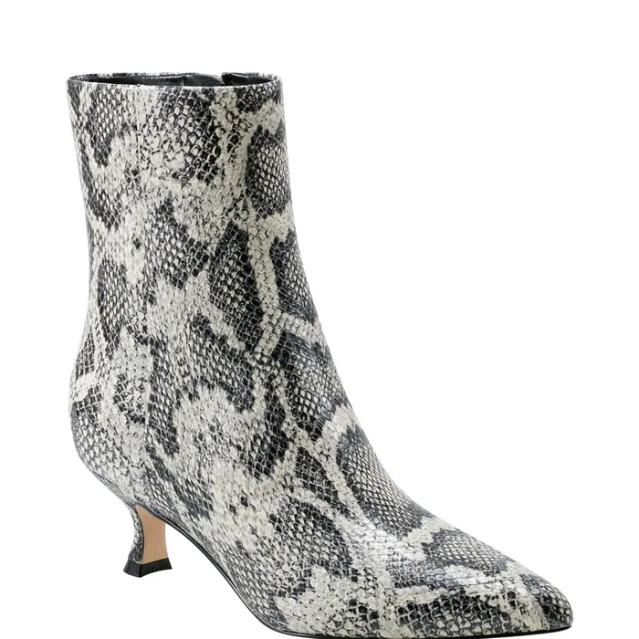 Women Iggy Dress Bootie Snake Print Marc Fisher Dress Boots