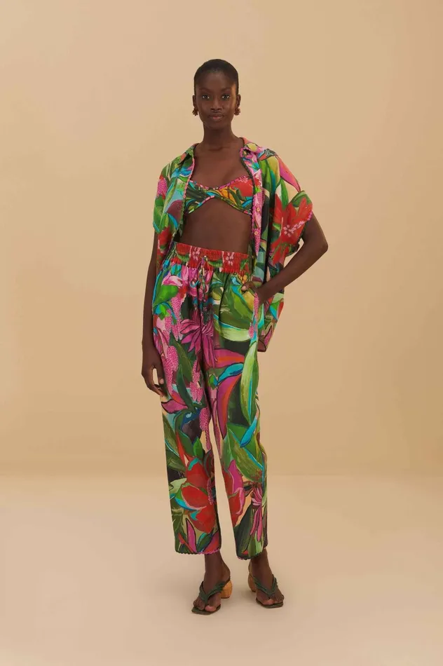 Women Jardin De Reve Pants Jardin De Reve Multicolor FARM Rio Pants