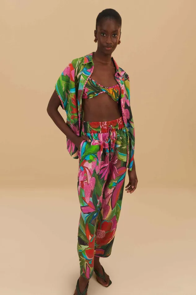 Women Jardin De Reve Pants Jardin De Reve Multicolor FARM Rio Pants