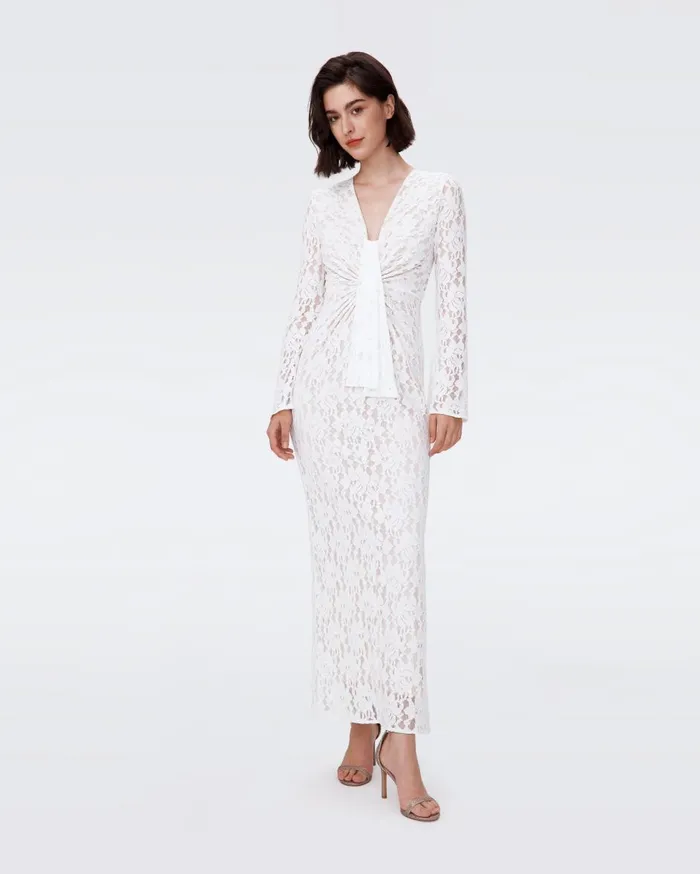 Women Jobin Dress Ivory DVF Dresses