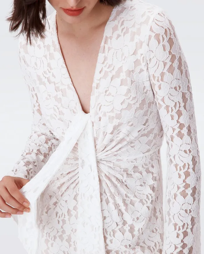 Women Jobin Dress Ivory DVF Dresses