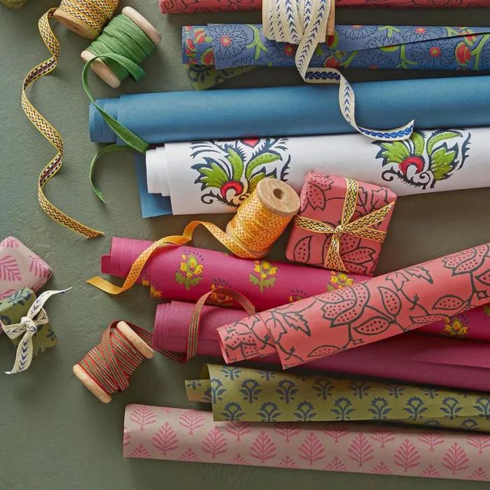 Women Joy In Color Wrapping Paper Set Sundance Catalog Seasonal
