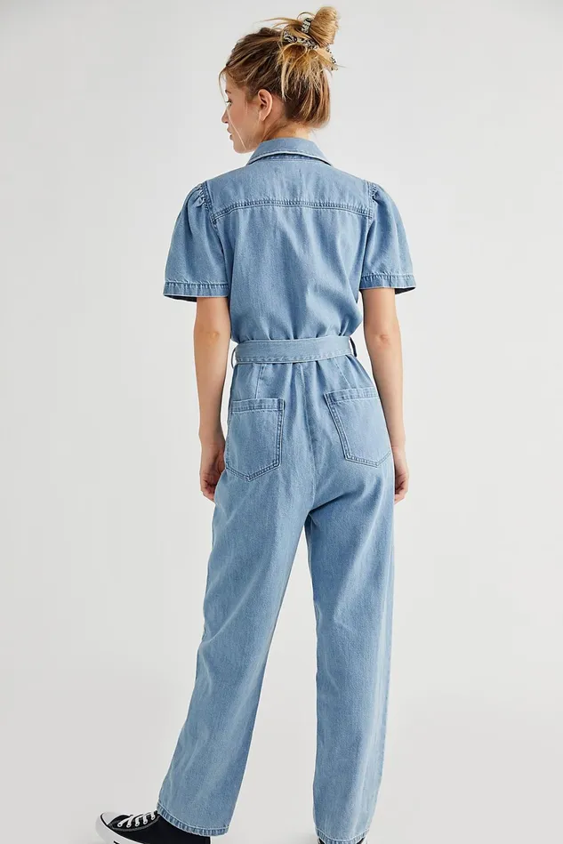 Women Jumpsuits Free People Boyish The Vincent Coverall The General