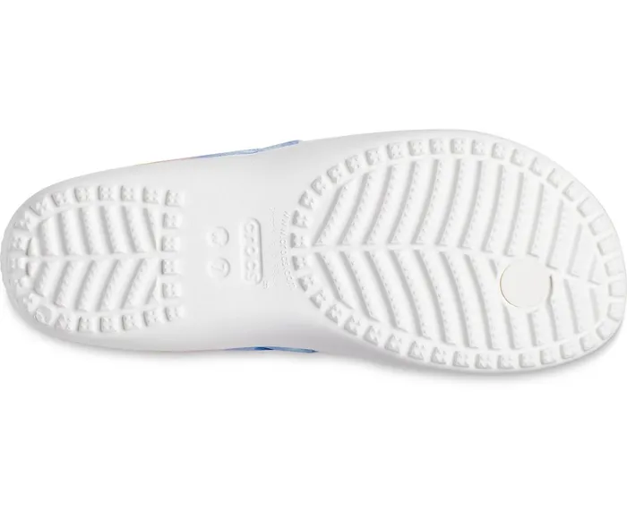Women Kadee II Printed Flip Multi White Crocs Sandals