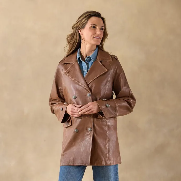 Women Kirsten Peacoat Cognac Sundance Catalog Jackets and Coats Women Kirsten Peacoat Cognac Sundance Catalog Jackets and Coats