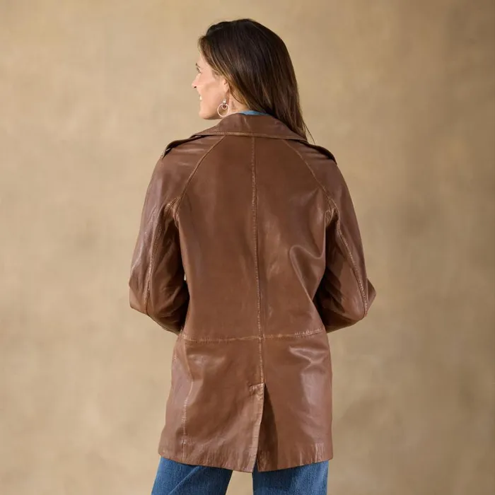 Women Kirsten Peacoat Cognac Sundance Catalog Jackets and Coats Women Kirsten Peacoat Cognac Sundance Catalog Jackets and Coats