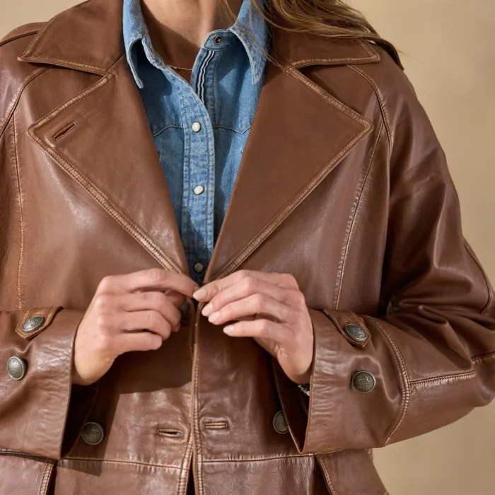 Women Kirsten Peacoat Cognac Sundance Catalog Jackets and Coats Women Kirsten Peacoat Cognac Sundance Catalog Jackets and Coats