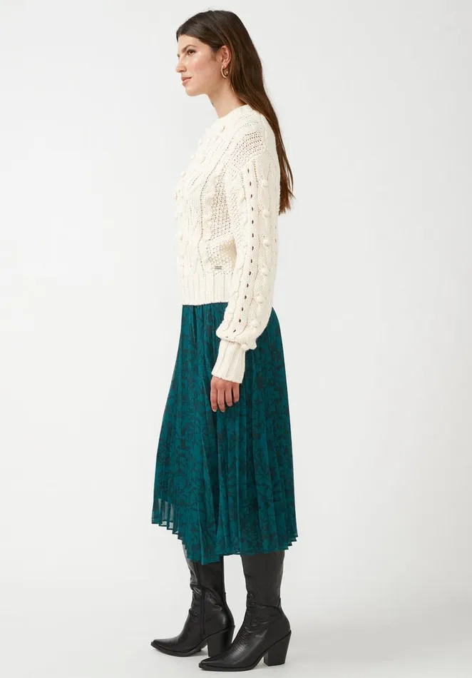 Women Larsa Ivory Women039s Crew Neck Sweater Ivory Buffalo David Bitton Sweaters
