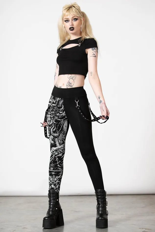 Women Leggings Killstar Amnesia Leggings