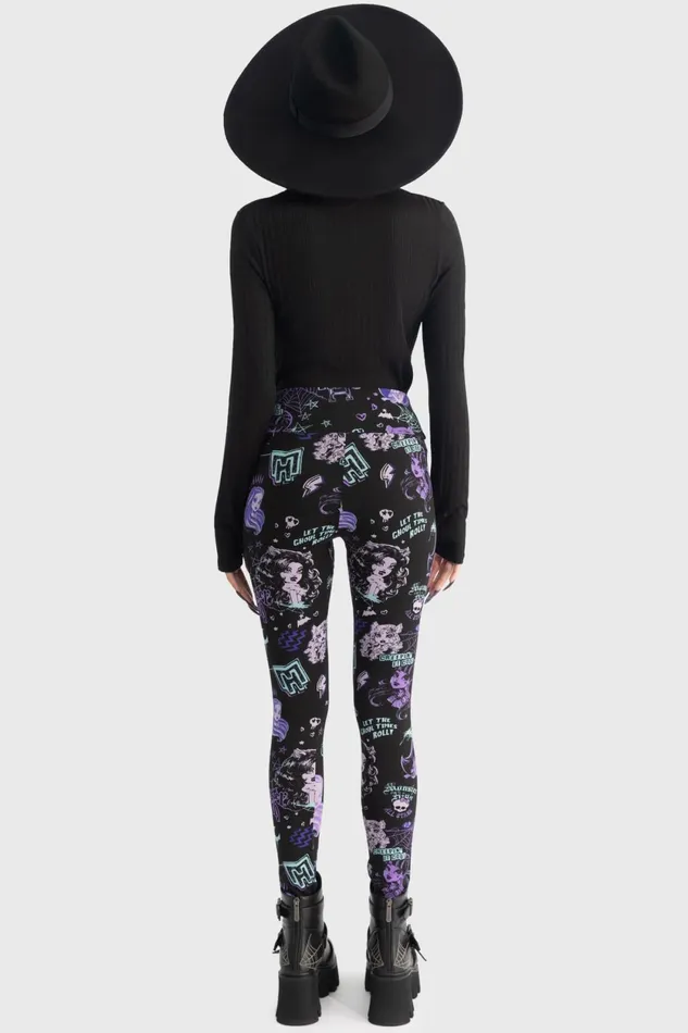 Women Leggings Killstar Lets Bolt Leggings
