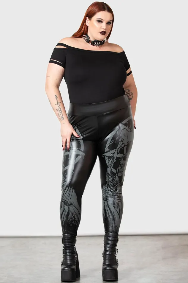 Women Leggings Killstar Reaper Leggings