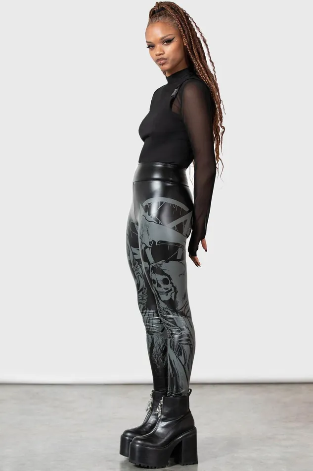 Women Leggings Killstar Reaper Leggings