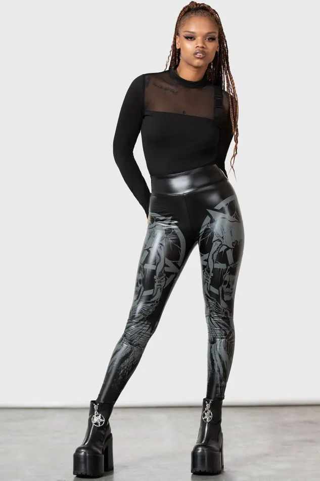Women Leggings Killstar Reaper Leggings