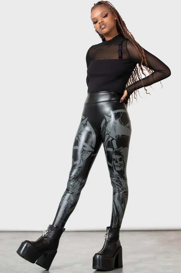 Women Leggings Killstar Reaper Leggings