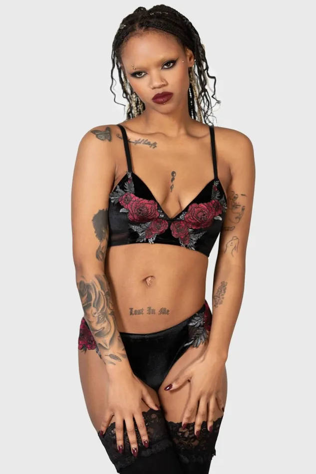 Women Lingerie Killstar Pandora039s Roses Bra