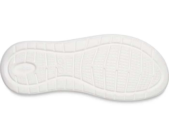 Women LiteRide Stretch Sandal Black White Crocs Sandals