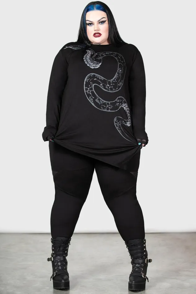 Women Long Sleeves Killstar Aniliidae Top