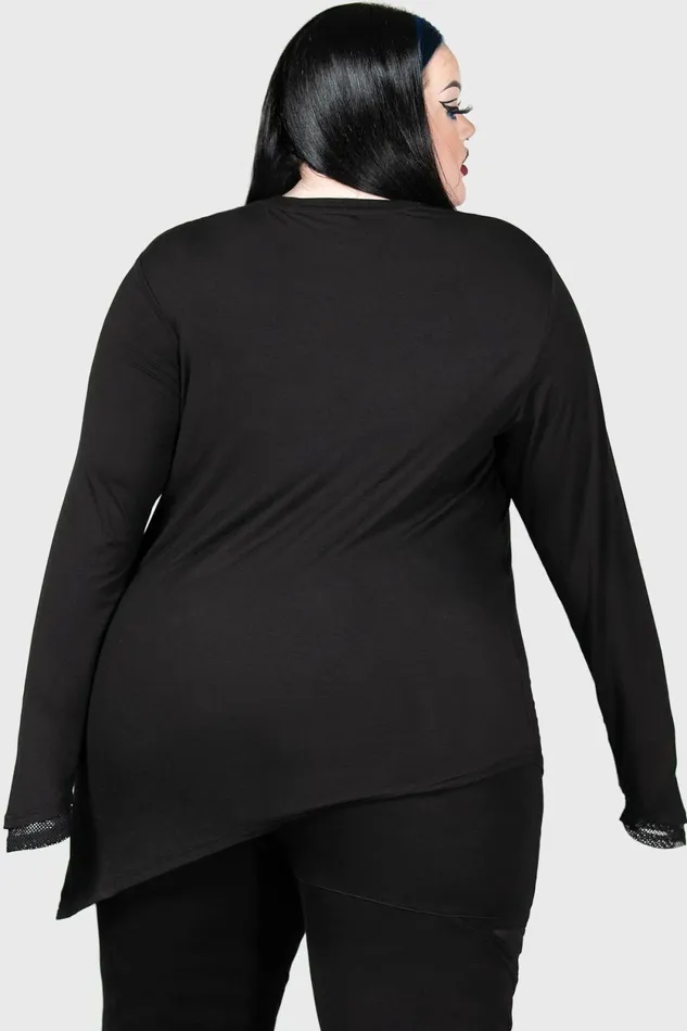 Women Long Sleeves Killstar Aniliidae Top