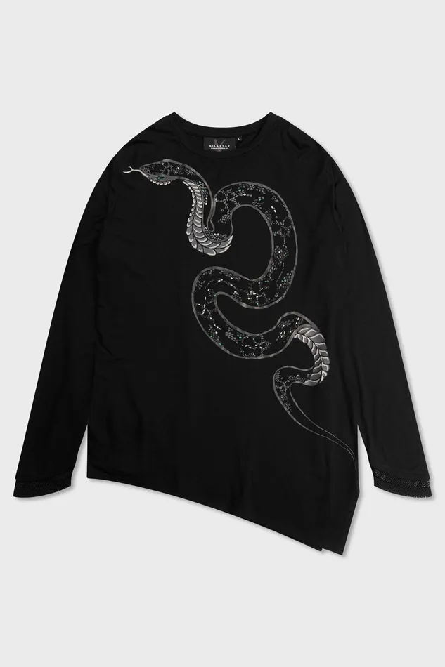 Women Long Sleeves Killstar Aniliidae Top