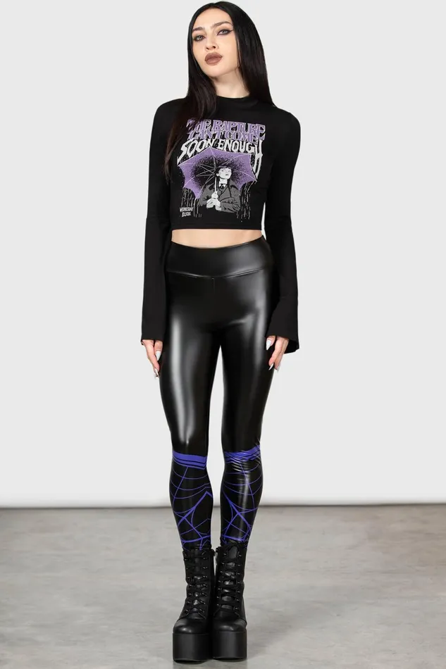 Women Long Sleeves Killstar Be Strange Long Sleeve Top