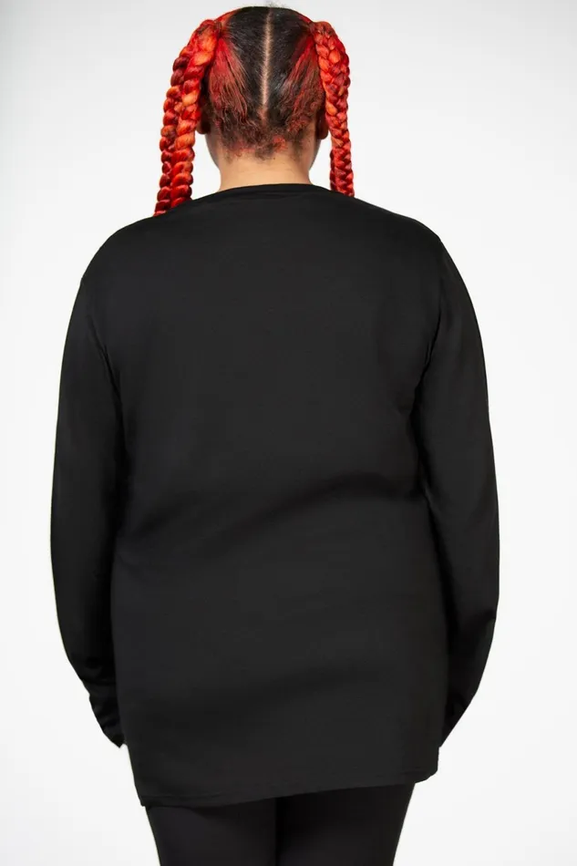 Women Long Sleeves Killstar Wytch Gaze Long Sleeve Top
