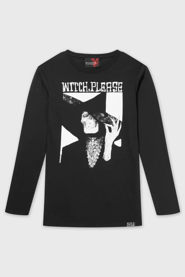 Women Long Sleeves Killstar Wytch Gaze Long Sleeve Top