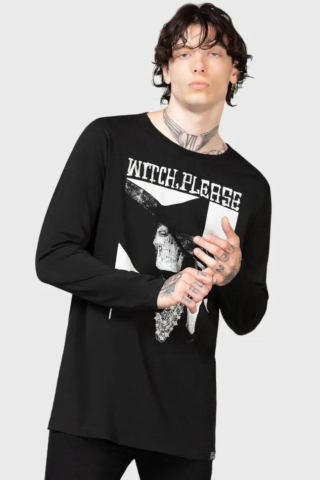 Women Long Sleeves Killstar Wytch Gaze Long Sleeve Top