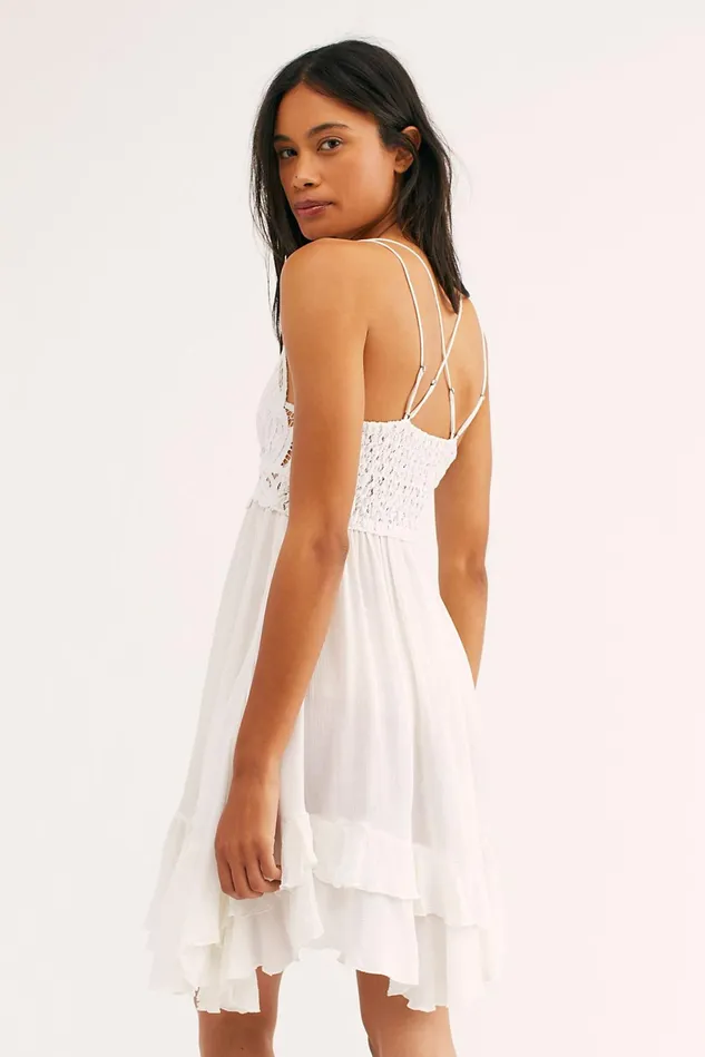 Women Loungewear Free People FP One Adella Slip White