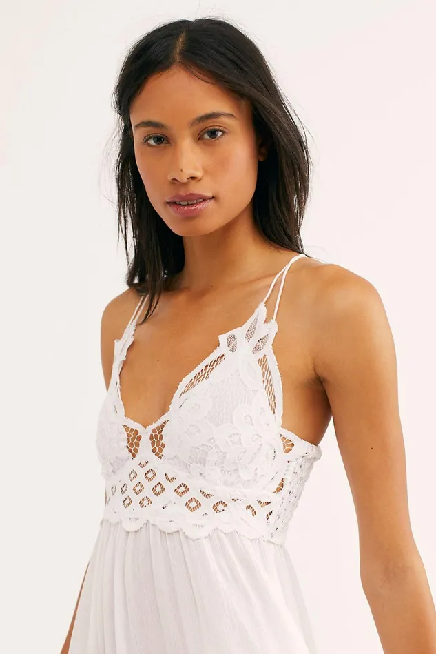 Women Loungewear Free People FP One Adella Slip White