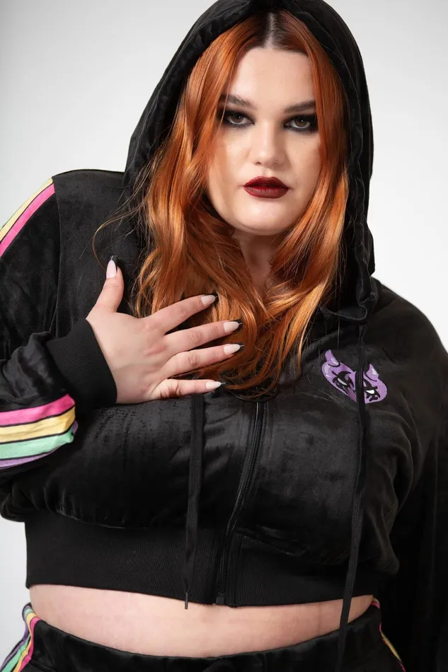 Women Loungewear Killstar Coven Chill Velour Hoodie