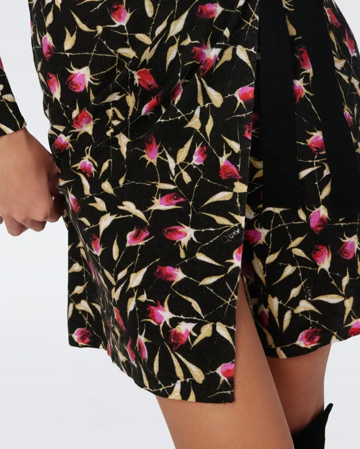 Women Luella Wool Wrap Dress Rockn Rose DVF Dresses