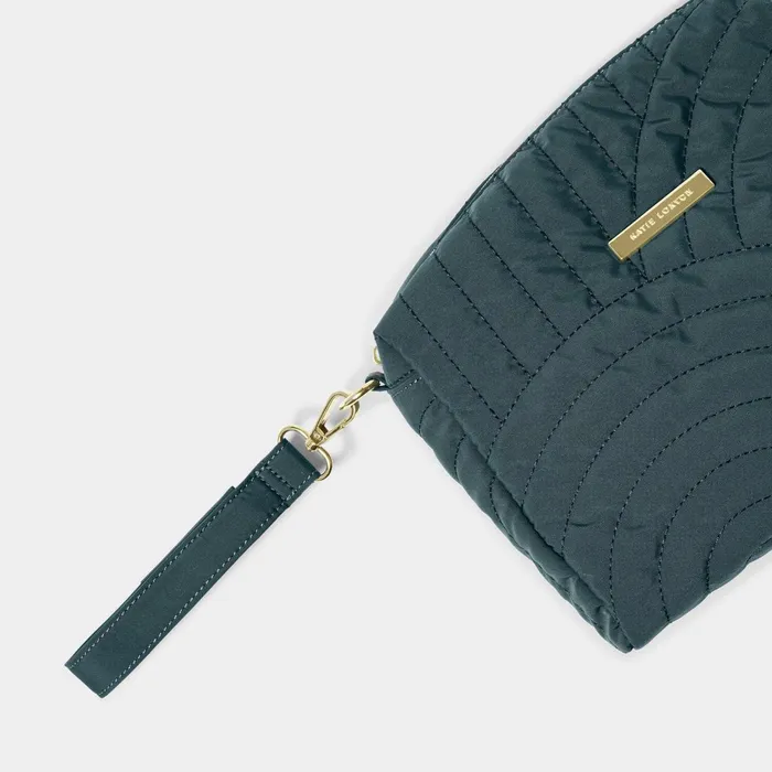 Women Makeup and Wash Bags Katie Loxton Quilted Wristlet Organiser 8211 Dusty Navy