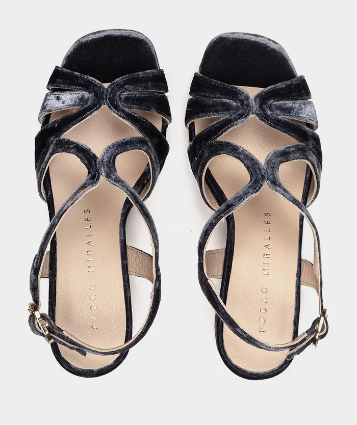 Women Manaus Blue 8211 Heeled Sandals Pedro Miralles