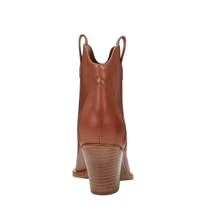 Women Marlie Western Bootie Natural Leather Marc Fisher Boots and Booties