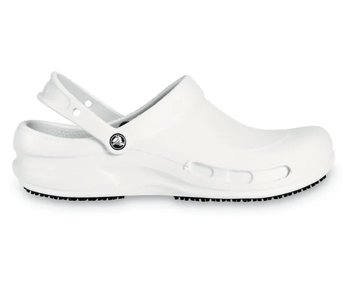 WomenMen Bistro Clog White Crocs Clogs