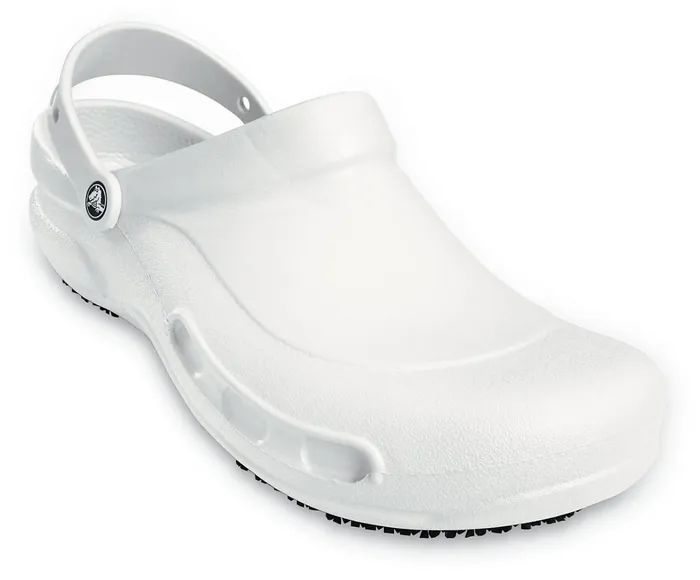 WomenMen Bistro Clog White Crocs Clogs