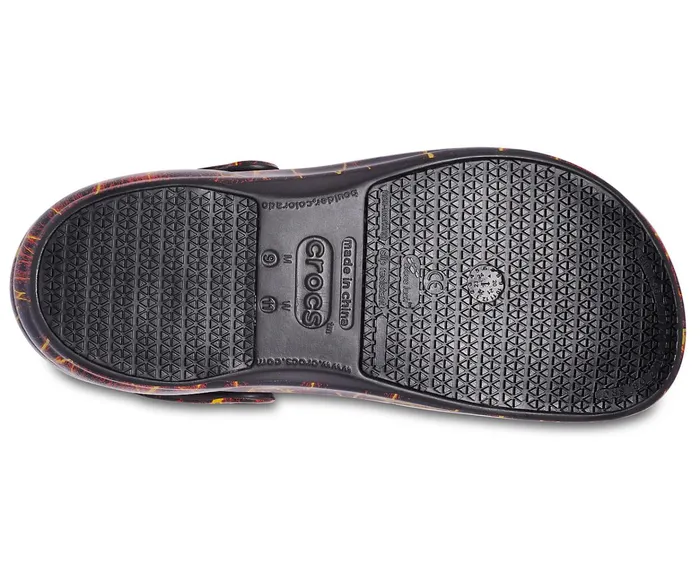 WomenMen Bistro Graphic Clog Black Flame Crocs Clogs