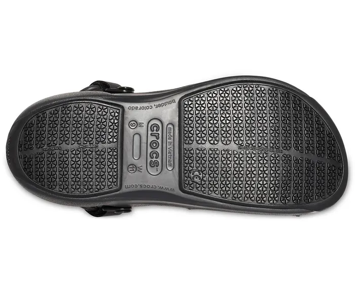 WomenMen Bistro Pro LiteRide Clog Black Crocs Clogs
