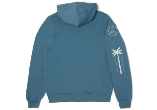 WomenMen Multi Graphic Fleece Hoodie Teal TOMS Sweatshirts