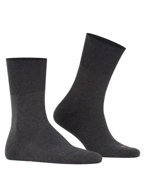 WomenMen Run Unisex Socks Dark Grey FALKE Socks