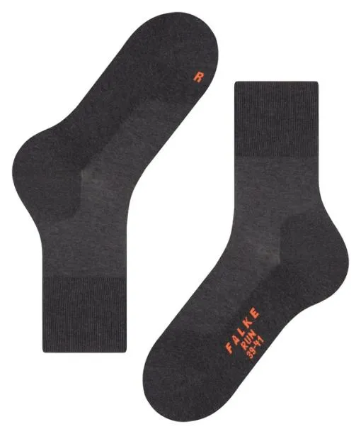 WomenMen Run Unisex Socks Dark Grey FALKE Socks