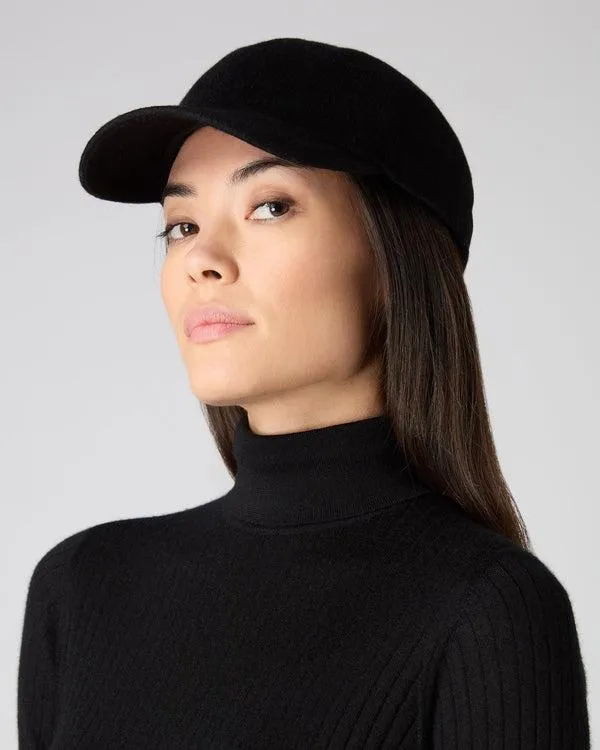 WomenMen Unisex Cashmere CapIn Black Black NPeal Hats