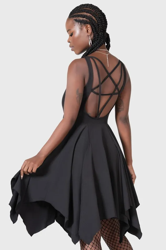 Women Midi Killstar Descend Dress