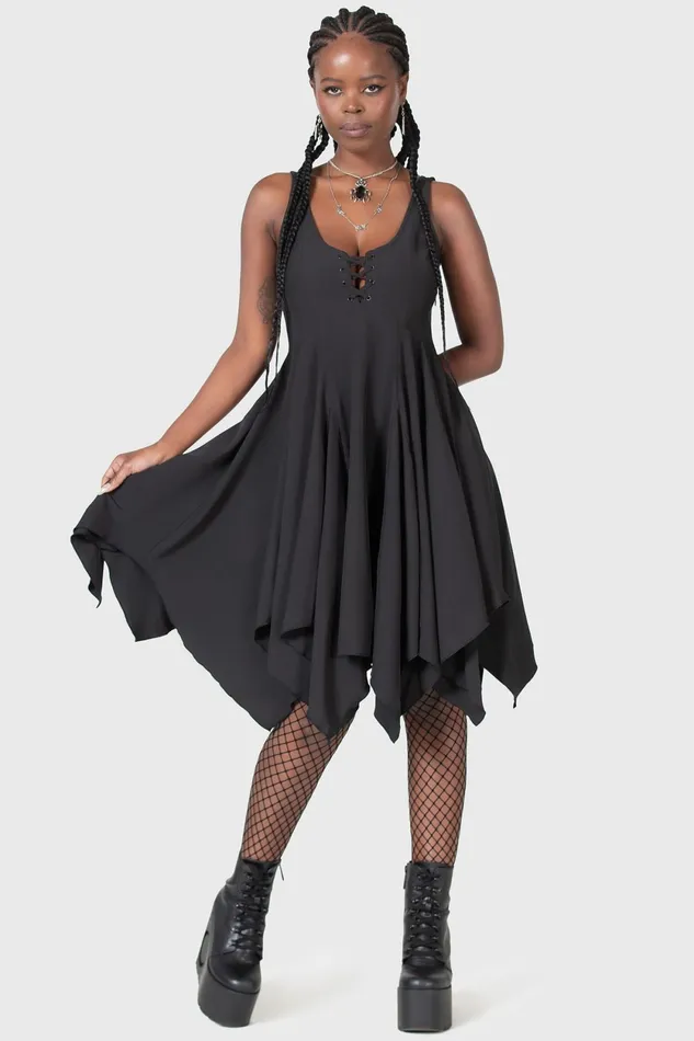 Women Midi Killstar Descend Dress