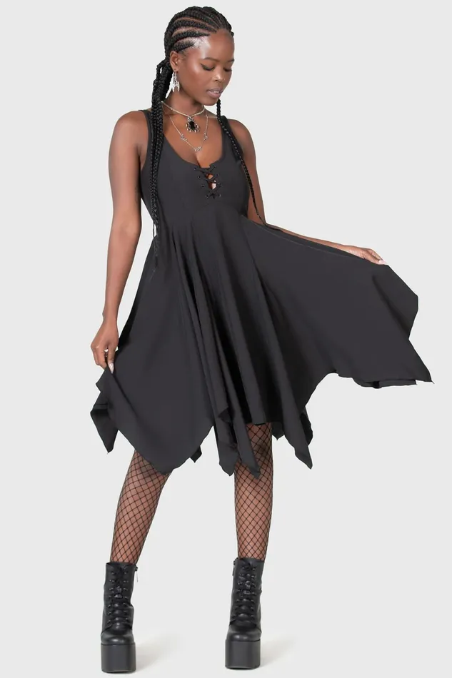 Women Midi Killstar Descend Dress