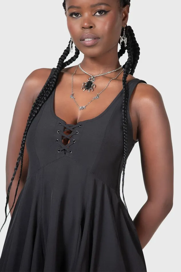 Women Midi Killstar Descend Dress