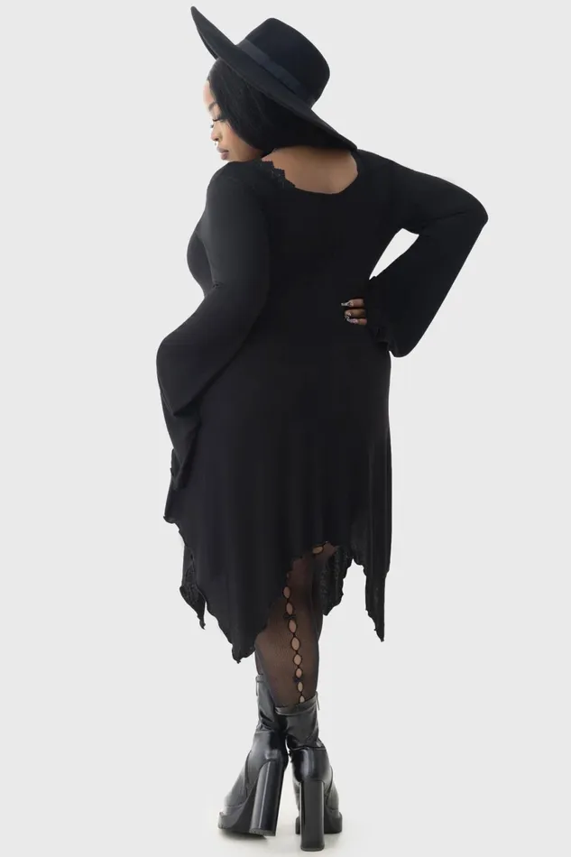 Women Mini Killstar Lacerated Dress