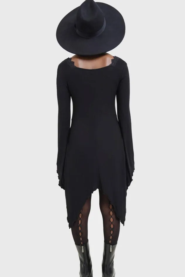 Women Mini Killstar Lacerated Dress